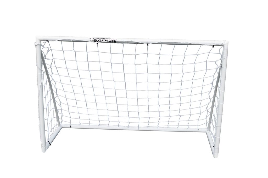 Fotbalová branka - 1,8 x 1,2 m - PVC - bílá Obrázek produktu 