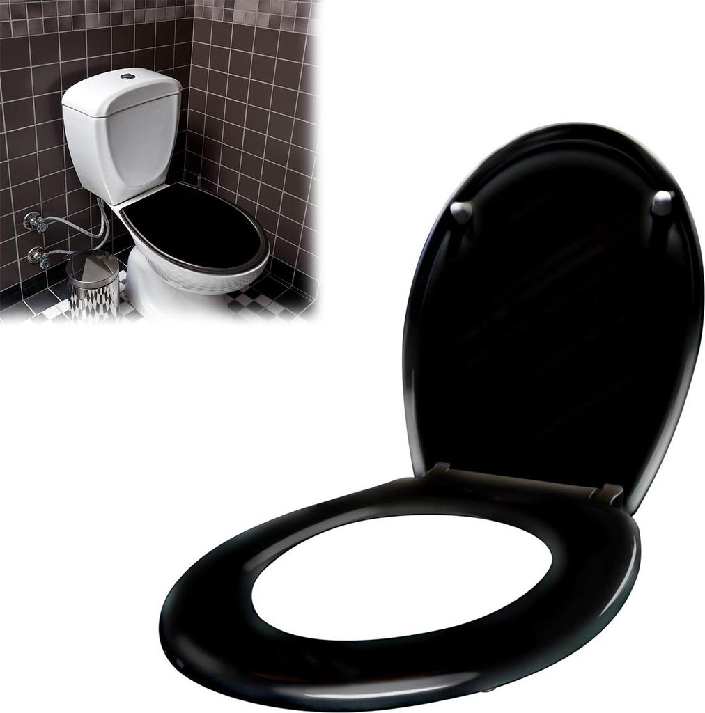 XINZI Toilettendeckel oval und Sitz mit Absenkautomatik, Produktbild 