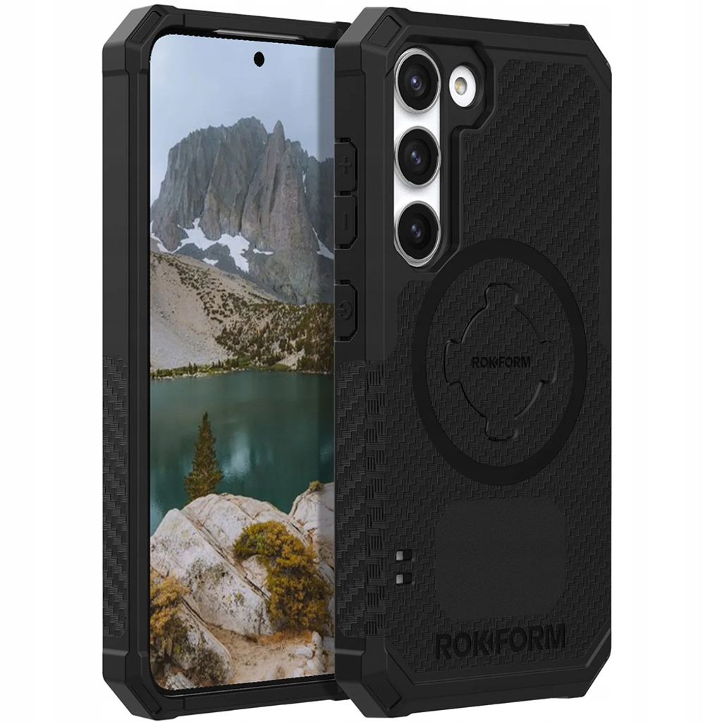 Schutzhülle Rokform Rugged für Samsung Galaxy S23, Schwarz, Case, Cover, Handy hülle, Handy tasche, Futeral
