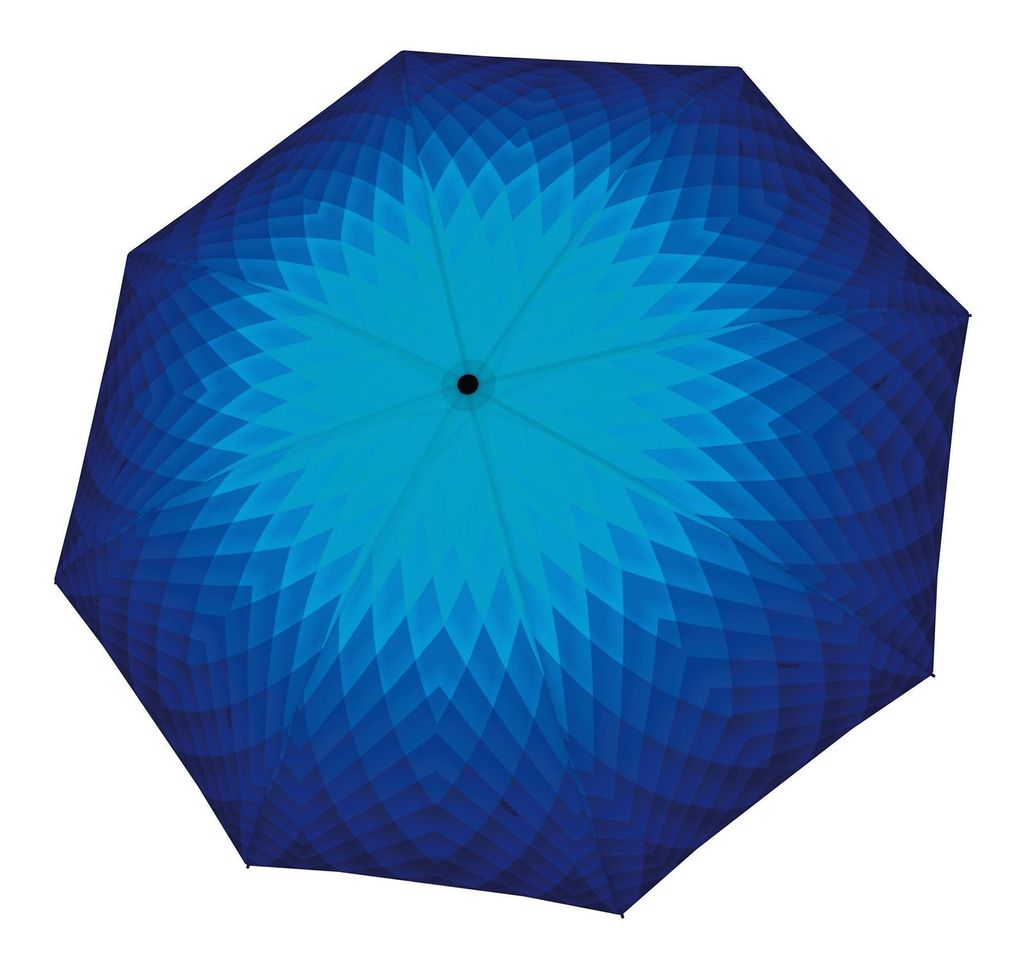doppler Taschenregenschirm Regenschirm Carbonsteel Magic Fusion Blue blau