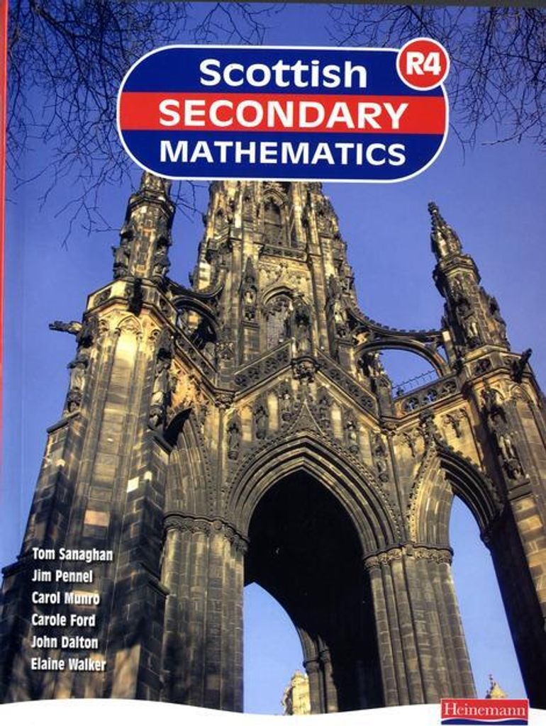 Scottish Secondary Mathematics Red 4 Student Book