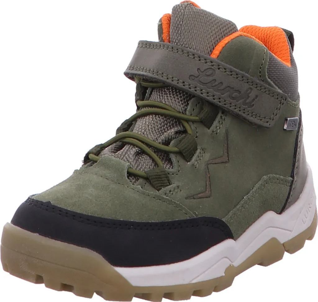 Chaussures de Marche Enfant Lurchi Tamo-Tex Olive 31 pour la Forêt