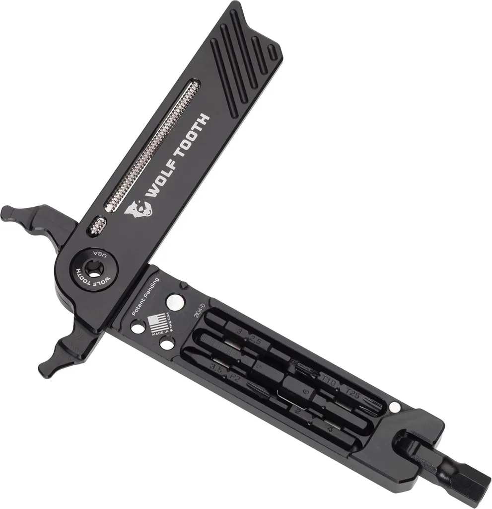 Pince à 8 Becs Wolf Tooth Noir pour Réparation de Chaîne et Valve VTT