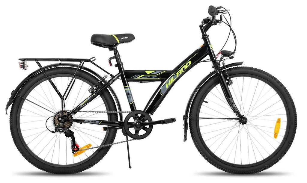 Kinderfahrrad 61 cm - Mountainbike für Jungen und Mädchen ab 12 Jahren - 6-Gang Schaltung - EN- - Schwarz