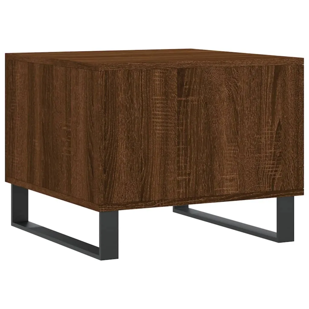 Tavolino Salotto SYFAX™ Rovere Marrone 50x50x40 - Eleganza Minimalista