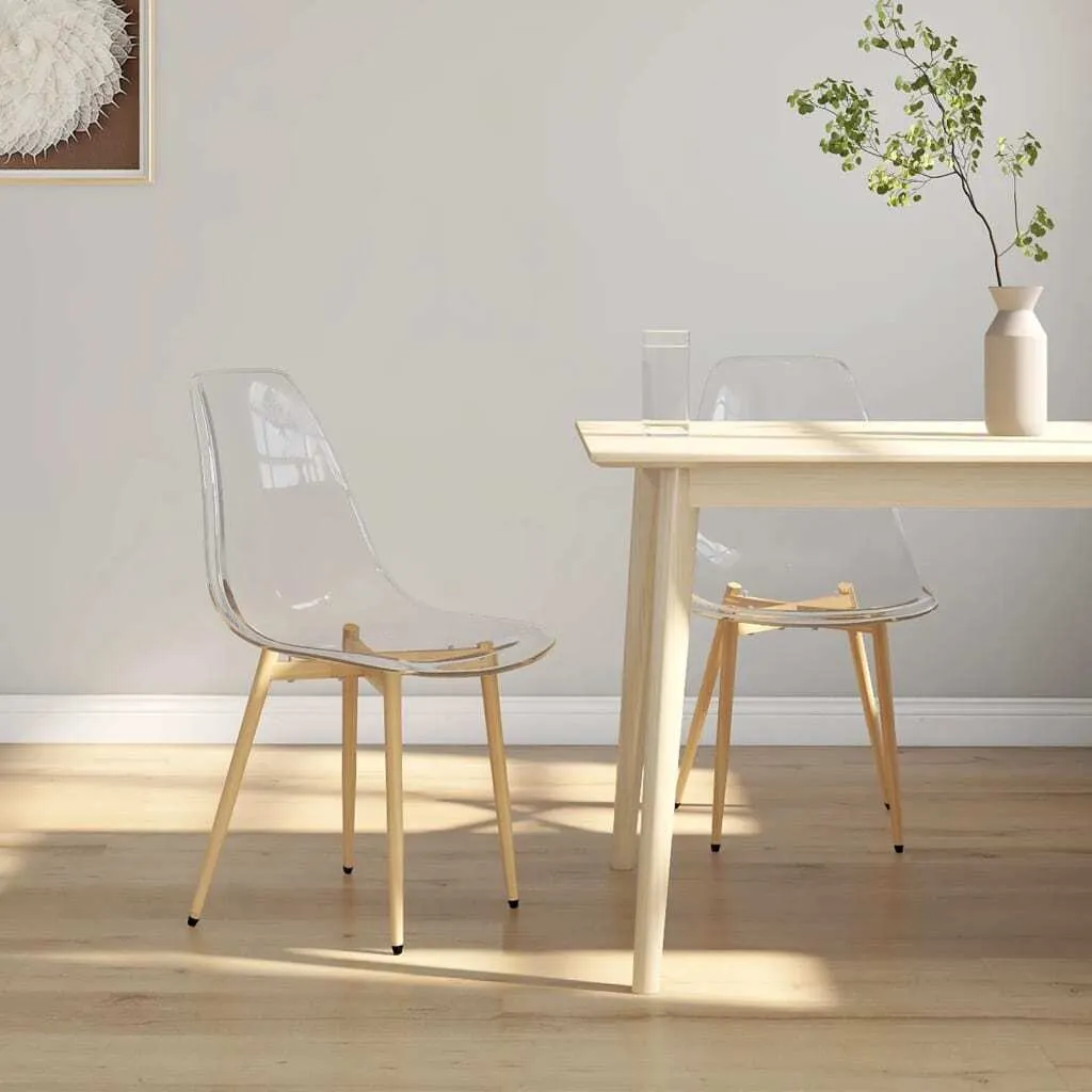 Set 2 Sedie Design Trasparente PET The Living Store | Must-Have Casa