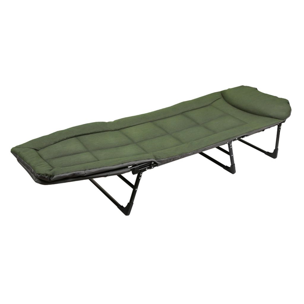 Fiqops Karpfenliege Comfort Angelliege Bedchair Anglerliege komfortabel 200x64x32cm