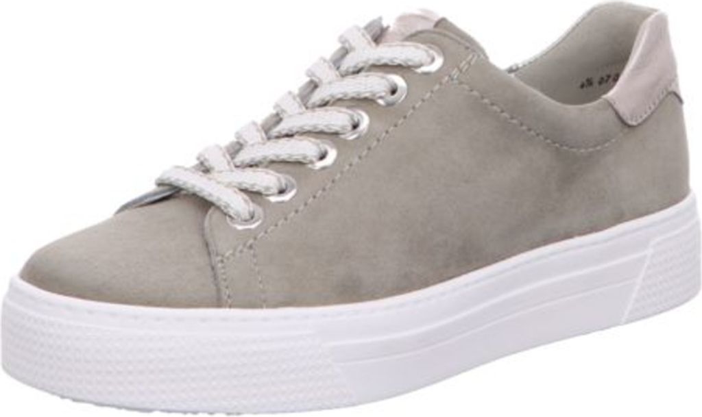 Semler Nubuk/Met. khaki/puder Damen Sneaker in Grün, Größe 5.5