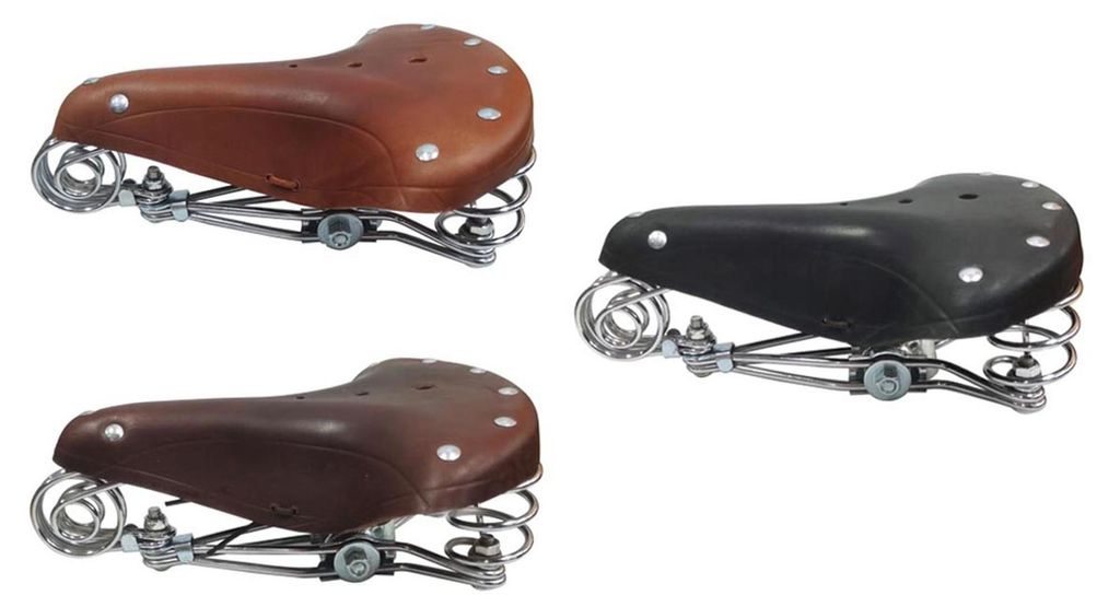 VDP - VA - Fahrradsattel Leder gefedert (EAST_BGB-916) Produktbild 
