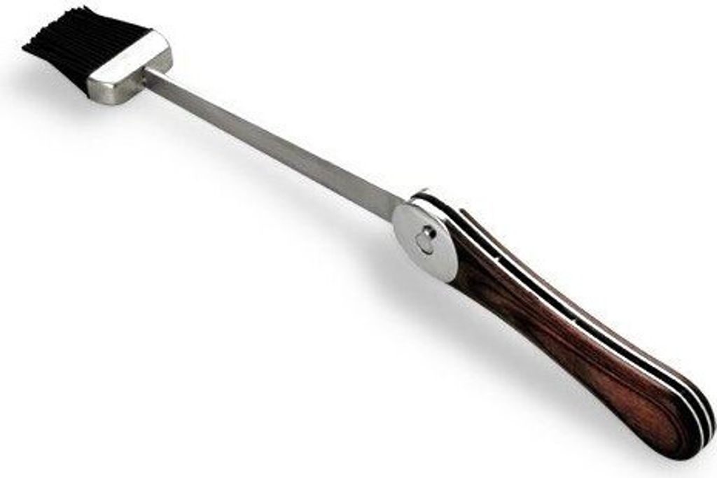 Legnoart Grillpinsel Eschenholz Edelstahl Braun Silber BQ-3