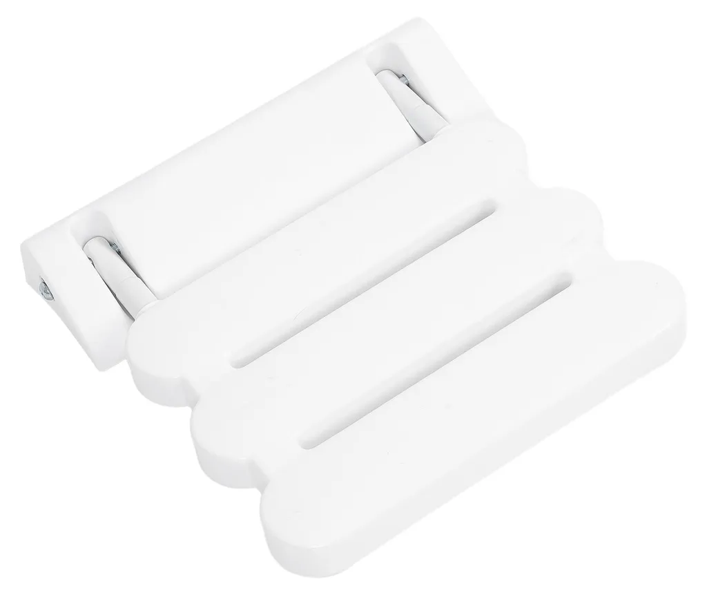 Siège de douche escamotable antidérapant avec fixation murale renforcée - 6