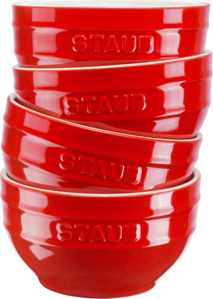 Must-have Cucina: Set 4 Ciotole Staub 14 cm Rosso 405081460