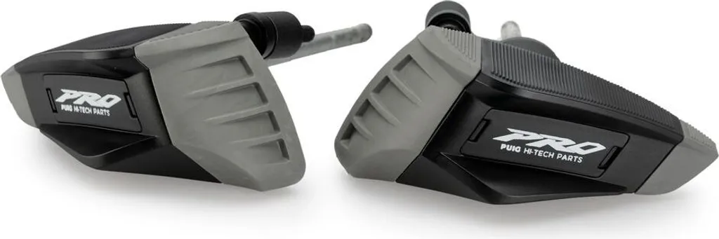 Tampons de protection Puig 21813N Pro 2.0 pour Kawasaki Versys 650 Noir