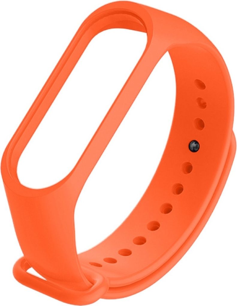Solid Color Smart Watch Band Weicher Ersatz Armband Armband für Xiaomi Mi Band 5-Orange