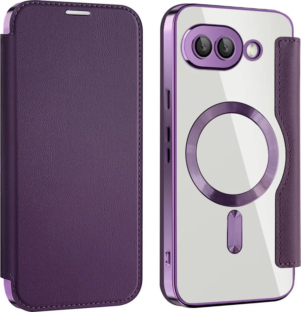 Custodia MagSafe Phonesta per Google Pixel 9a - Cover Viola Robusta
