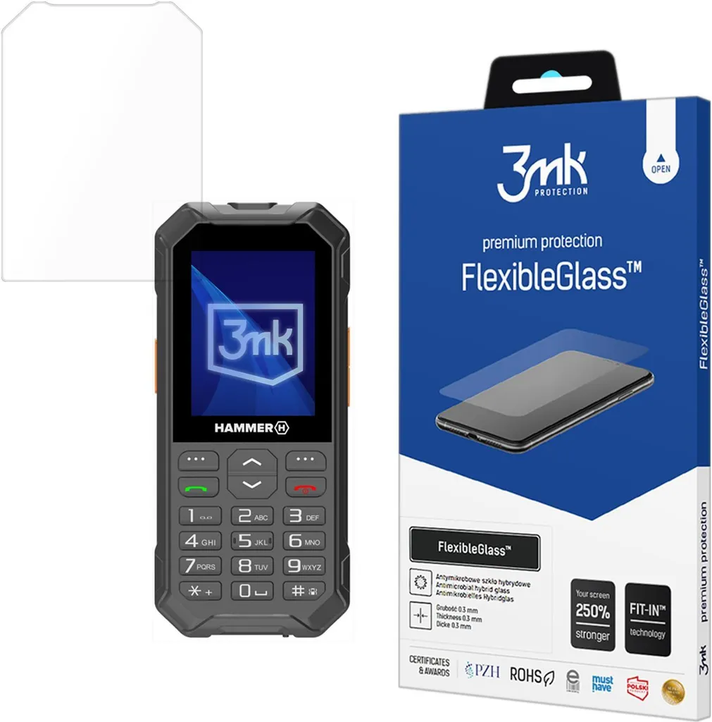 Myphone Hammer 6 - Vetro flessibile 3Mk