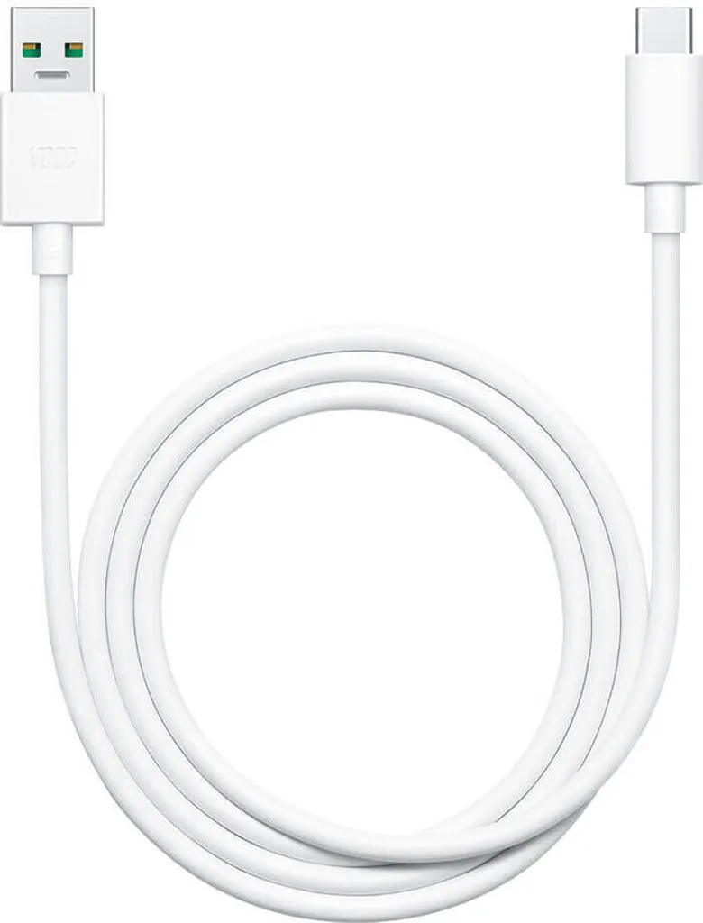 Cavo Ricarica OPPO USB Tipo-C SuperVooc Bianco 1m - Originale