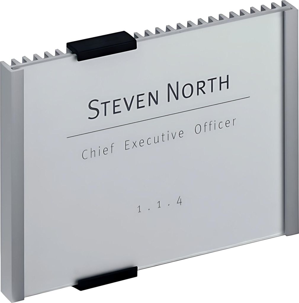 DURABLE Türschild INFO SIGN 149x105,5 mm, 480123 silber Produktbild 