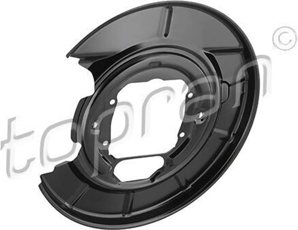 Tôle d'ancrage TOPRAN 503 349 pour essieu arrière gauche de BMW E39