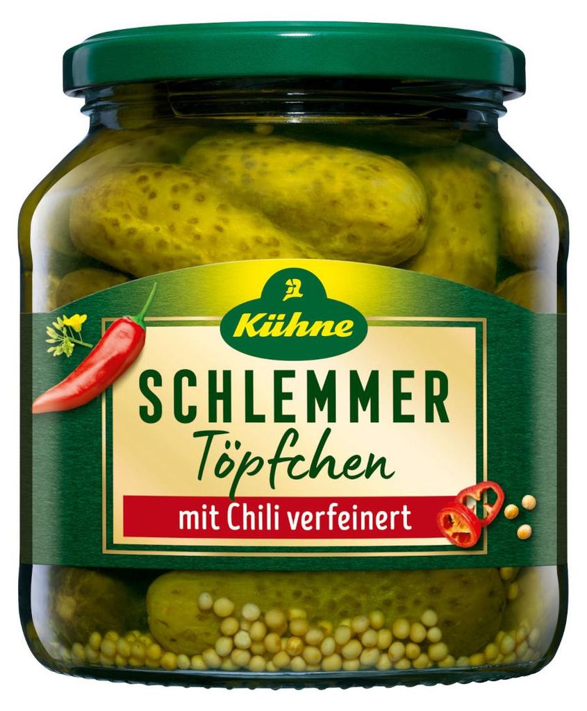 Kühne gourmet garnki ostrych pikli uszlachetnionych chili Zdjęcie produktu 