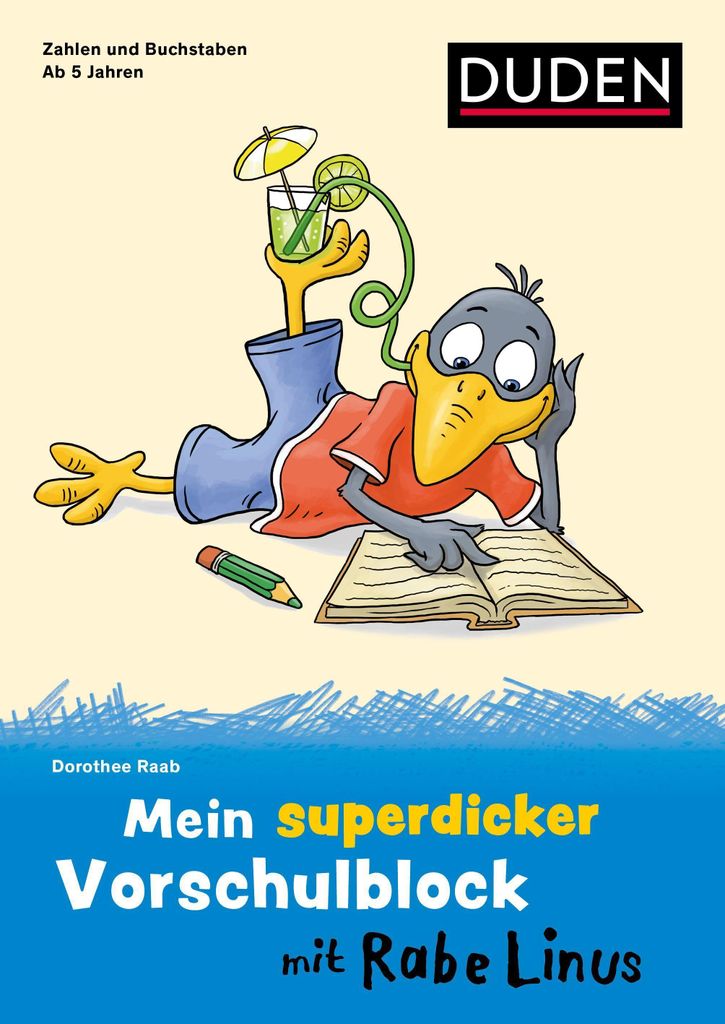 Mein superdicker Vorschulblock mit Rabe Linus Produktbild 