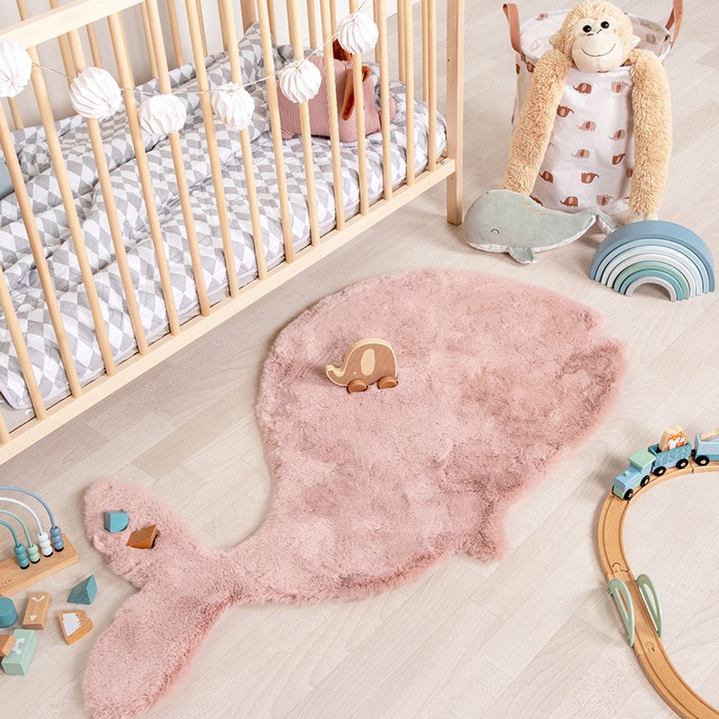 Volero - Kinderteppich - Huggy Wal Rosa - 70x120 cm - Kinderzimmer, Babyzimmer - Modern