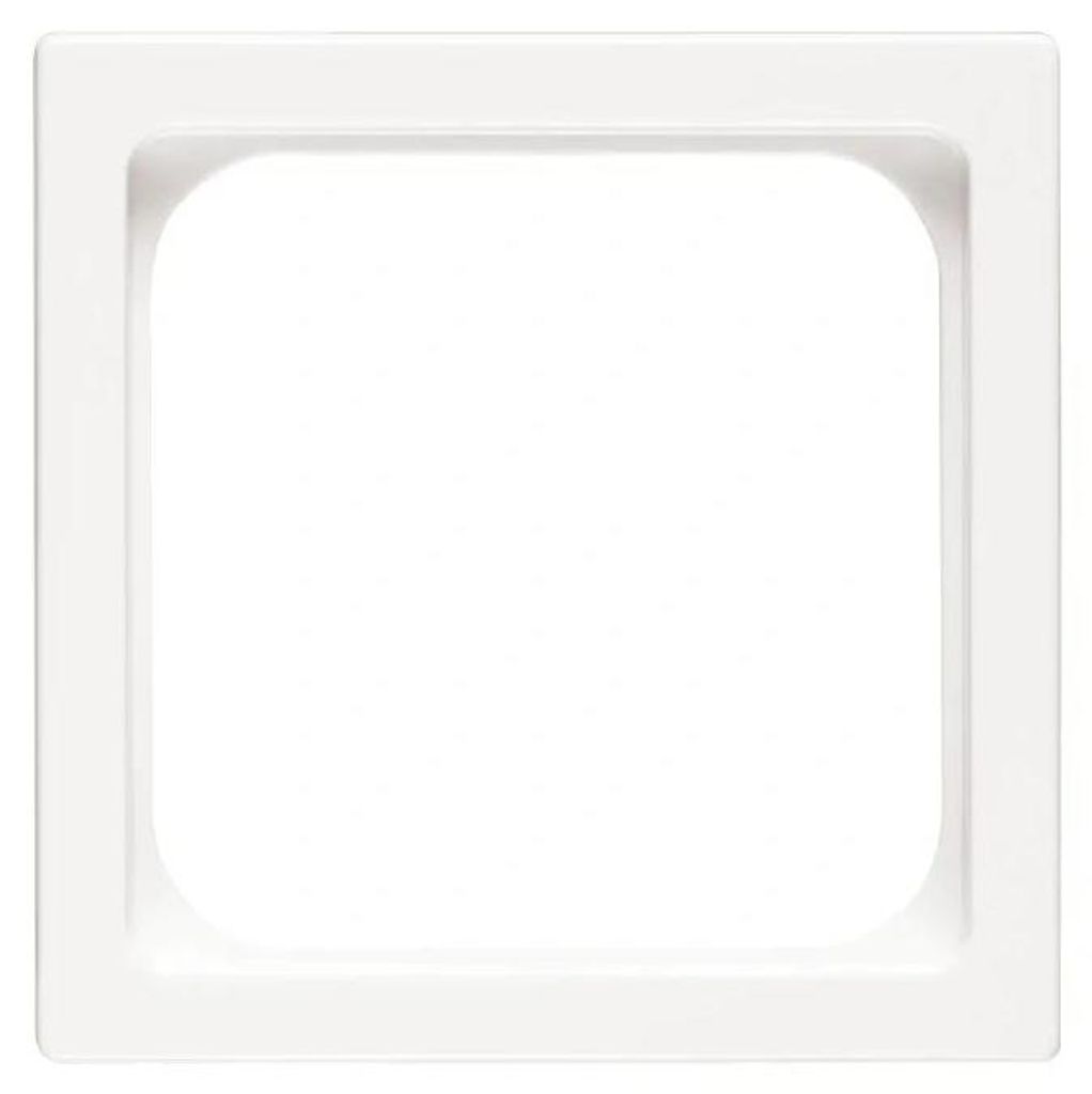 Busch-Jaeger Zwischenring, 1746/10-84, für Kommunikations-Steckverbinder, 50x50mm, studioweiß, 1 Stk.