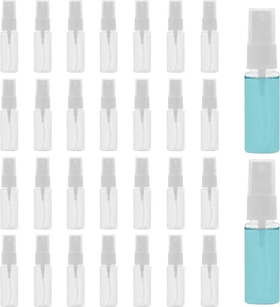 Lot de 30 flacons sprays 20ml hermétiques contre les fuites en voyage