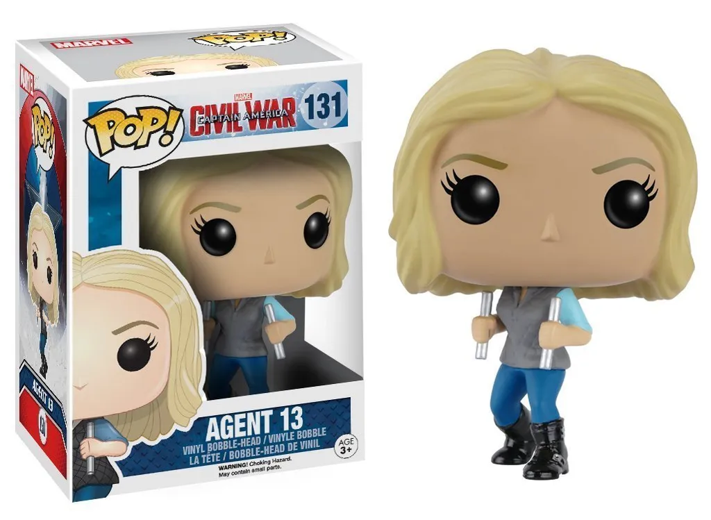 Figurine Agent 13 Funko Pop Marvel pour Déco Bureau Geek Civil War 131