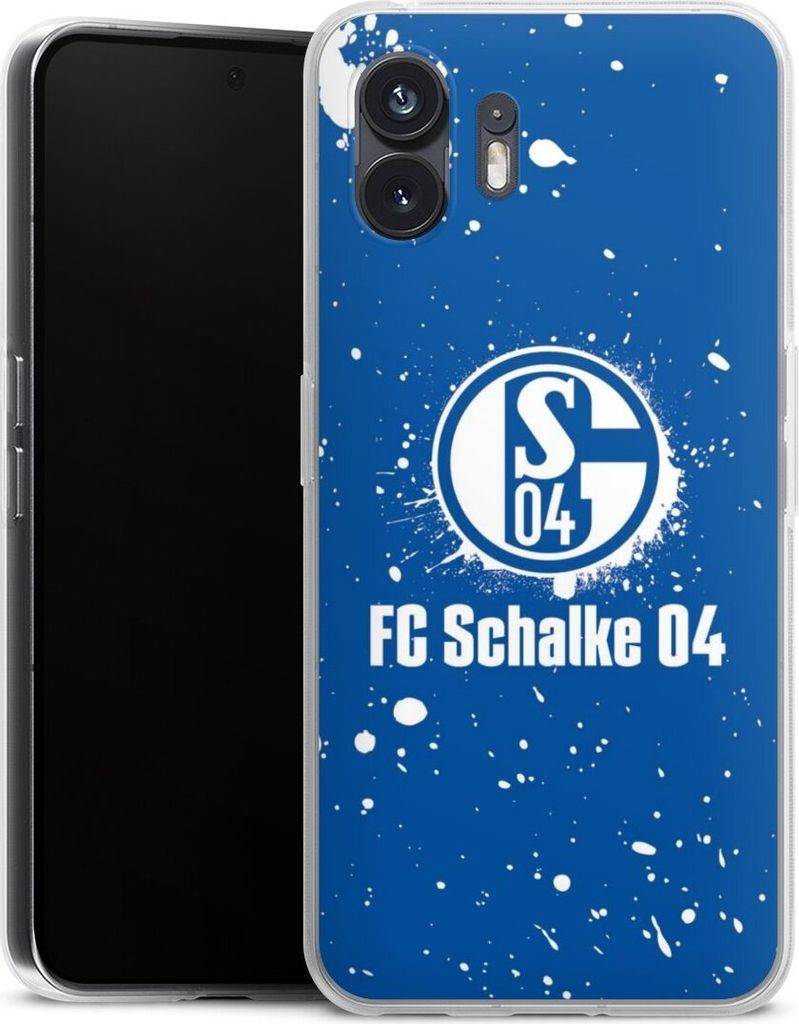 DeinDesign Handyhülle für Nothing Phone 2 Silikon Hülle Case Smartphone Schutzhülle FC Schalke 04 Logo S04