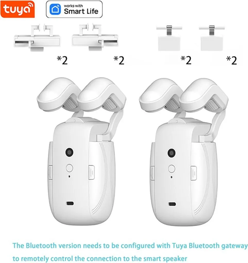 INF Automazione Tende Elettriche 2 Pezzi Bluetooth Doppia Apertura
