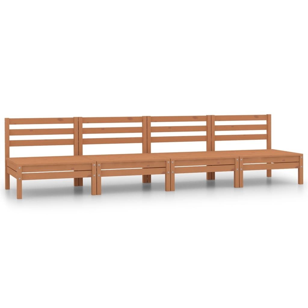 vidaXL set salotto da giardino 4 pezzi in legno di pino Immagine del prodotto 