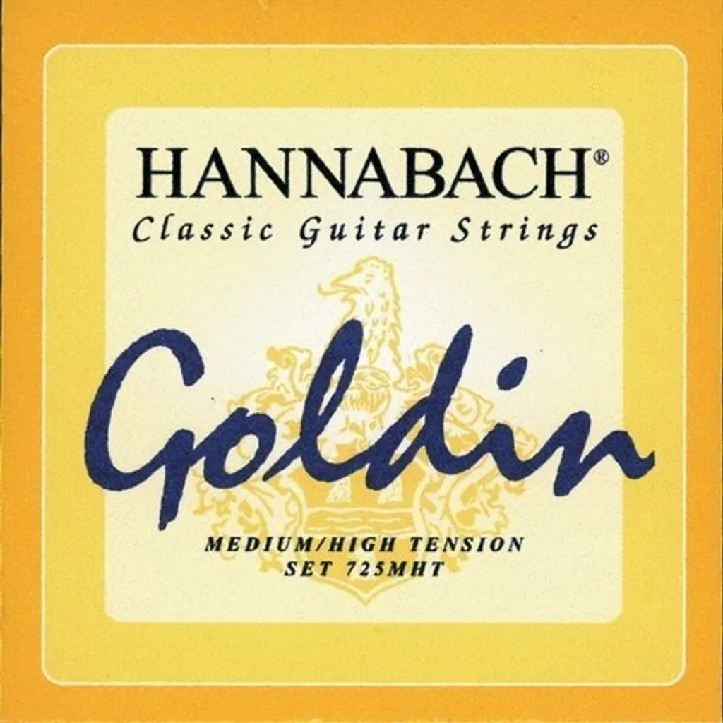 Cordes de Guitare Classique Hannabach 725MHT Goldin de Haute Qualité Pro