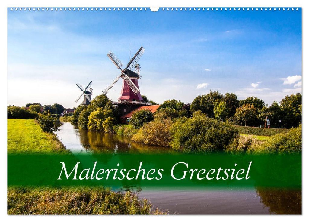 Malerisches Greetsiel (Wandkalender 2027 DIN A2 quer), CALVENDO Monatskalender