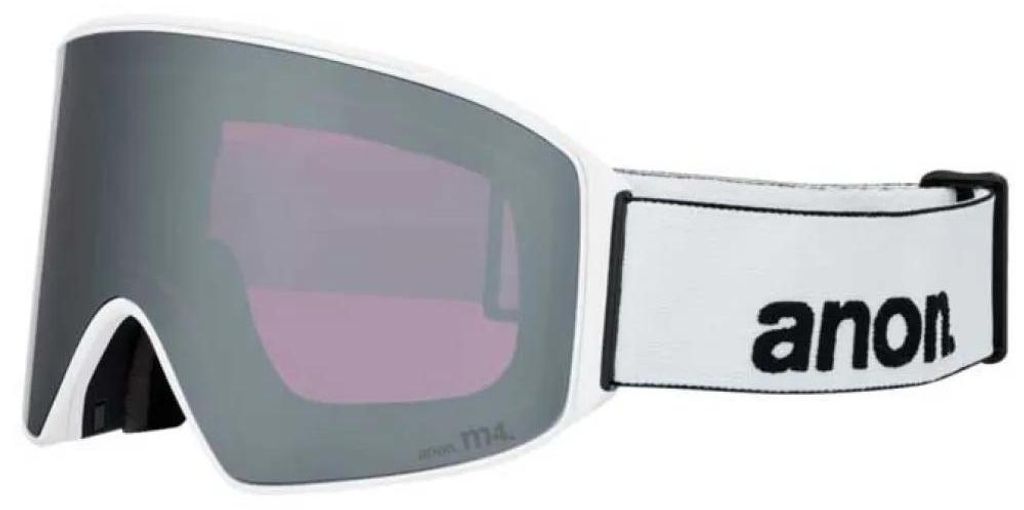 Anon M4 Cylindrical+bonus Lens+mfi Face Mask Skibrille Weiß Perceive Sunny Onyx/CAT4 Weiß Perceive Sunny Onyx/CAT4