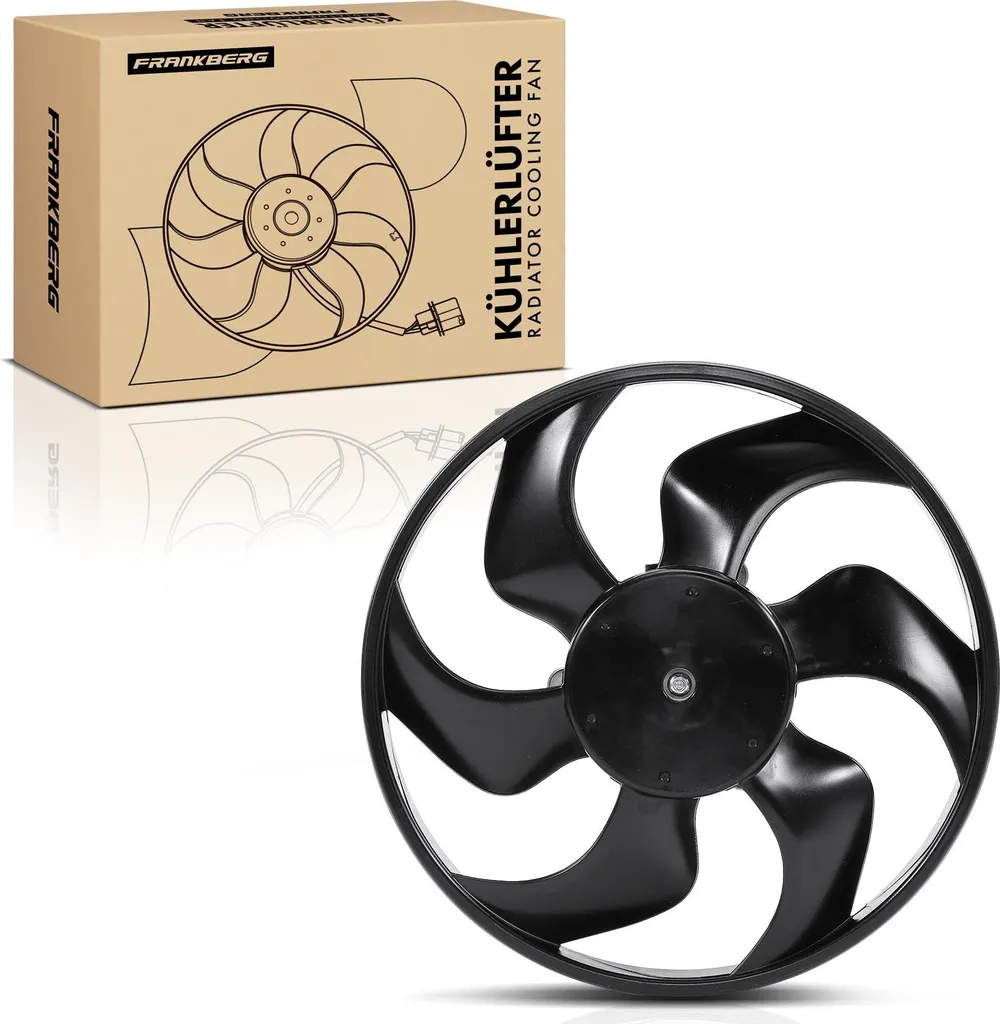 Ventilateur de refroidissement moteur sans cadre pour Renault Clio et Wind