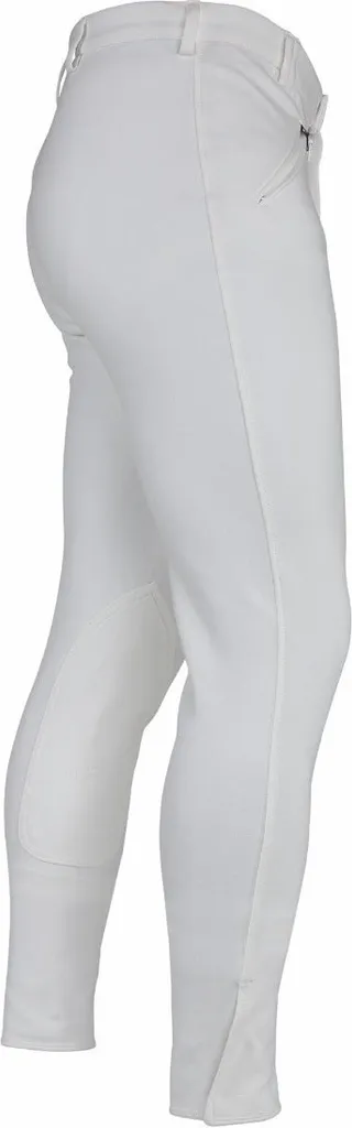 Pantalon d'équitation blanc ER191 SaddleHugger stretch et haute densité