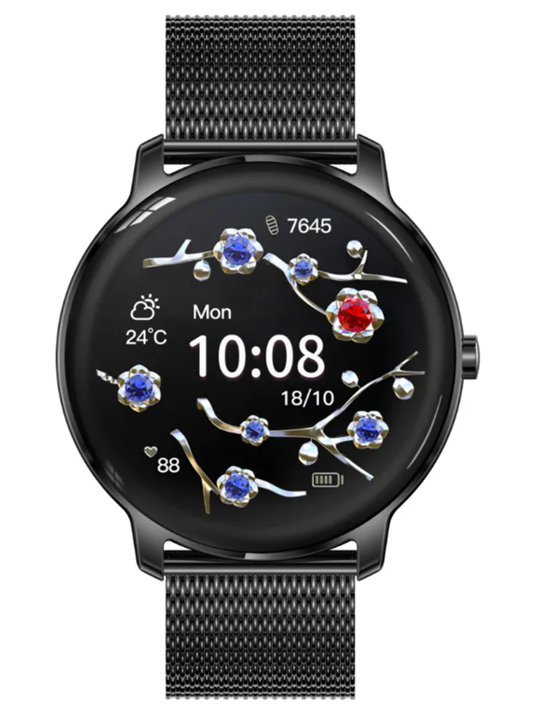 Rubicon Akomoire Nero: Orologio Intelligente per la Donna Manager