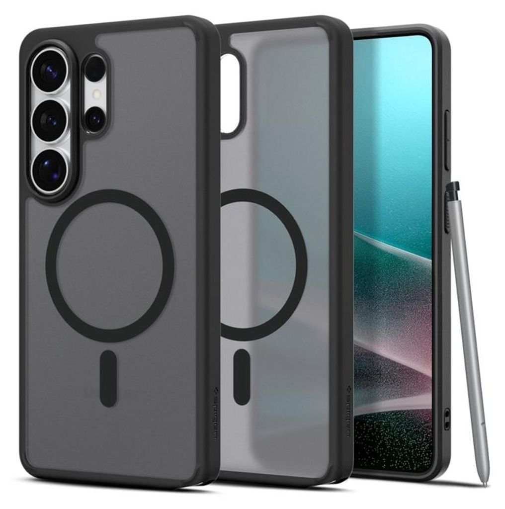 Spigen Ultra Hybrid (MagFit), Cover, Samsung, Galaxy S26 Ultra, 17,5 cm (6.9"), Schwarz