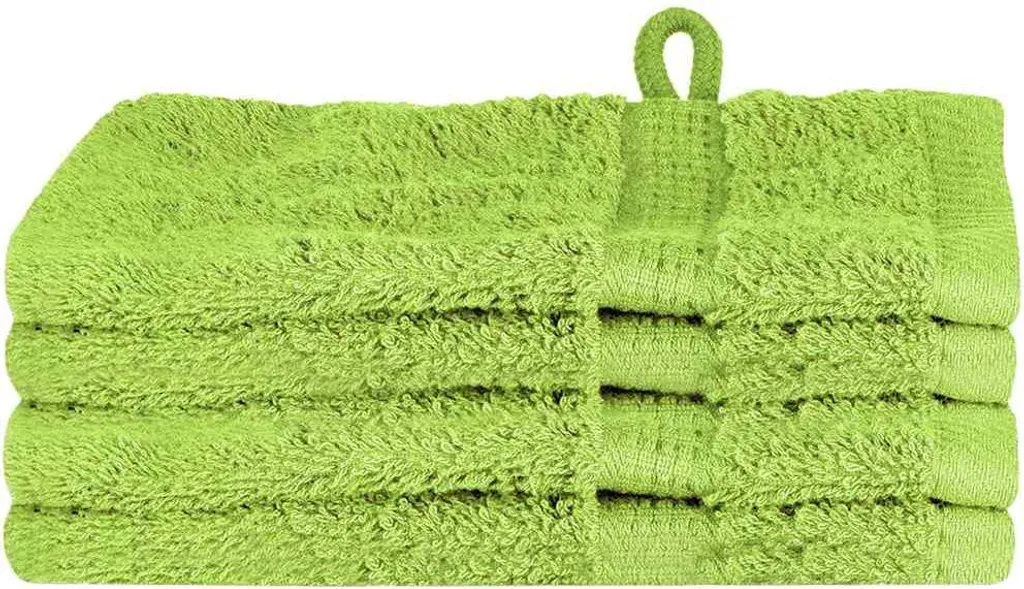 Set 4 Strofinacci Professionali vidaXL SOLUND - Cotone 600g Verde