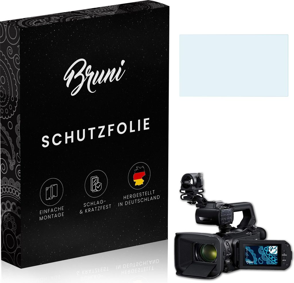 atFoliX 4061187832774, Transparent, Canon, XA55, Klare Bildschirmschutzfolie, Kratzresistent, Glänzend