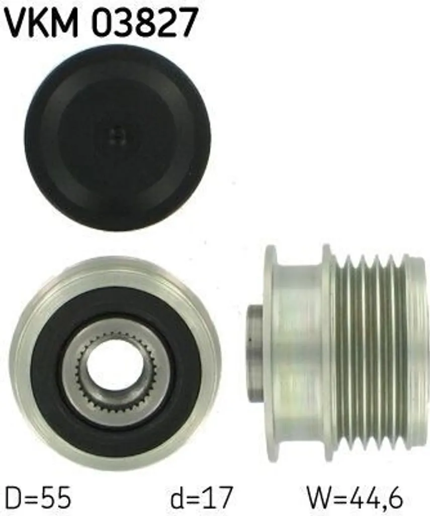 SKF VKM 03827 Puleggia Alternatore per Classe A e Vaneo | Ricambio OE