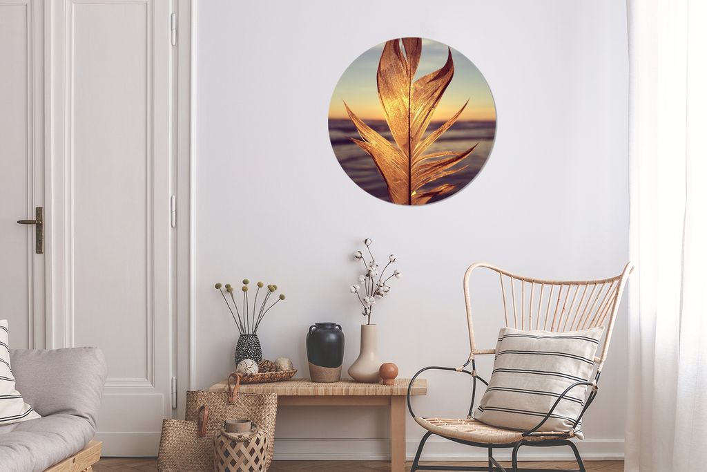 MuchoWow - Wand Kreis - Wandbild - Schlafzimmer - Aluminium Bild - Kinderzimmer - Wohnzimmer Dekoration - Wandschmuck
