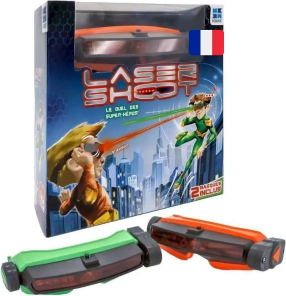 Jeu d'intérieur Laser Shoot Megableu - Le cadeau idéal pour les duels