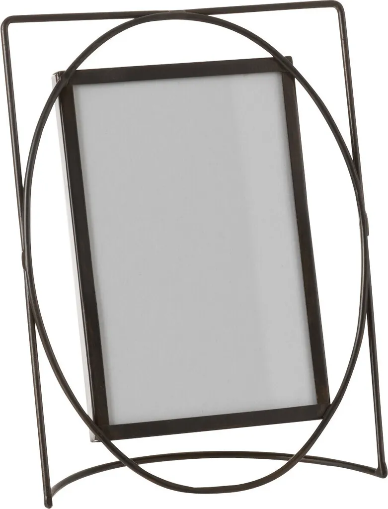 Cadre photo en verre et métal brun pour décoration intérieure Small