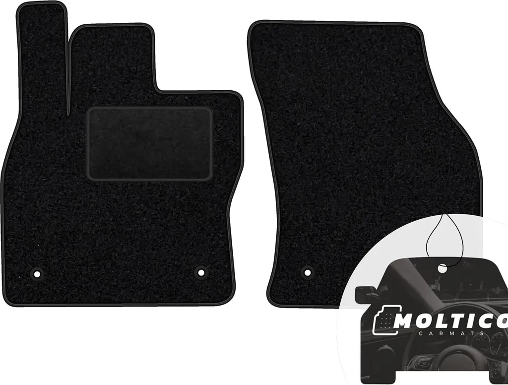 Tappetini Anteriori Moto-Moltico per Audi A3 2020+ Velours Nero