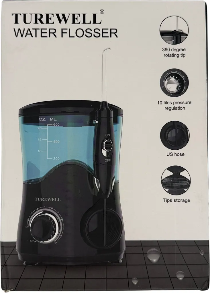 Hydropulsateur buccal à jet d'eau réglable avec 8 embouts complets - 7
