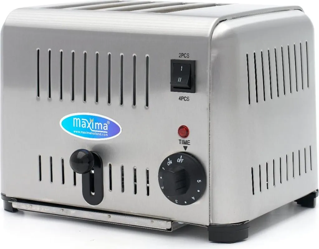 Grille-pain Gastro Maxima 4 tranches : fini les toasts brûlés !