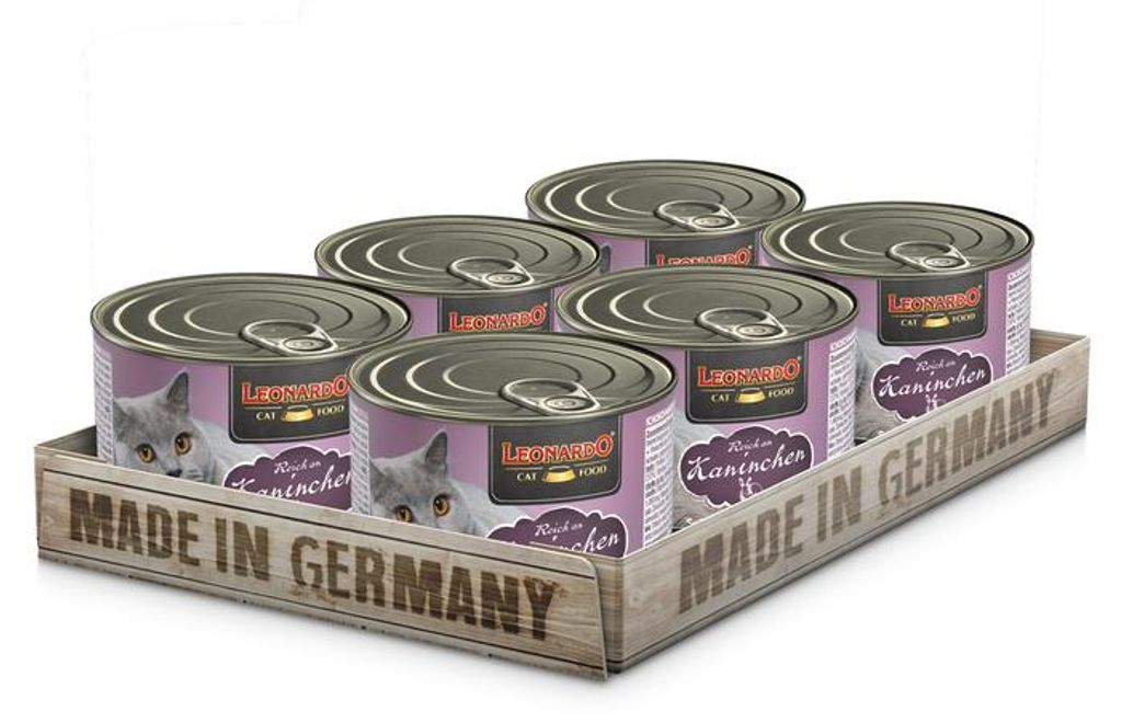 Leonardo Cat Food LEONARDO Reich an Kaninchen, Adult, Produktbild 