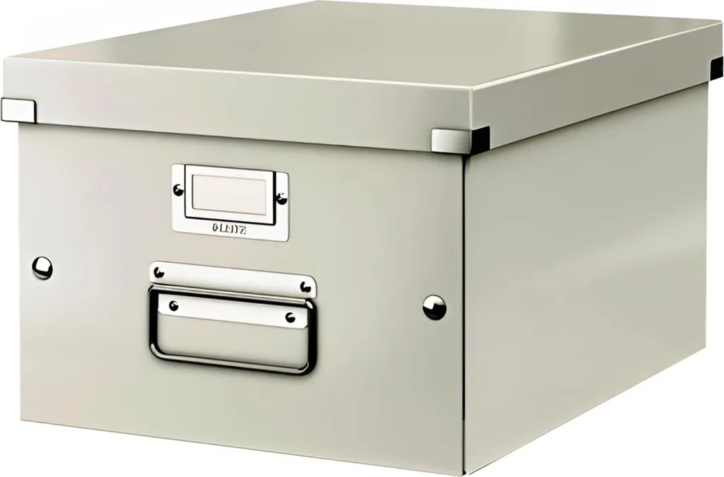 Boîte à archives robuste Leitz blanche pour stopper le désordre sur bureau A4